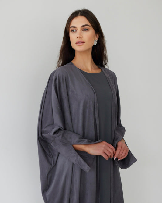 Veloura Abaya Charcoal