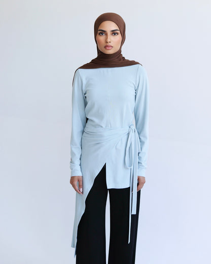 Wrap top - Blue