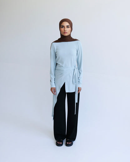 Wrap top - Blue