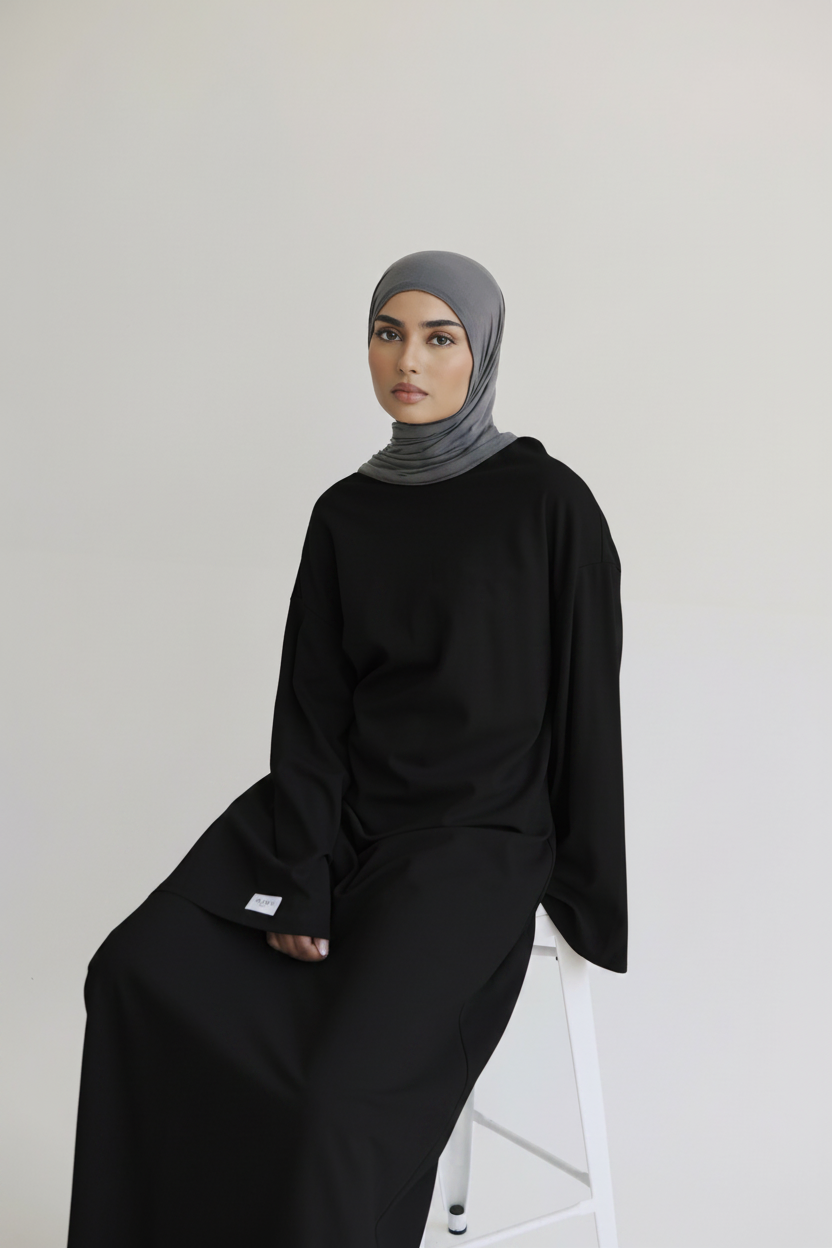 Black Essential Abaya
