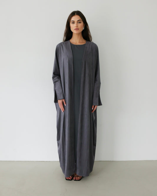 Veloura Abaya Charcoal